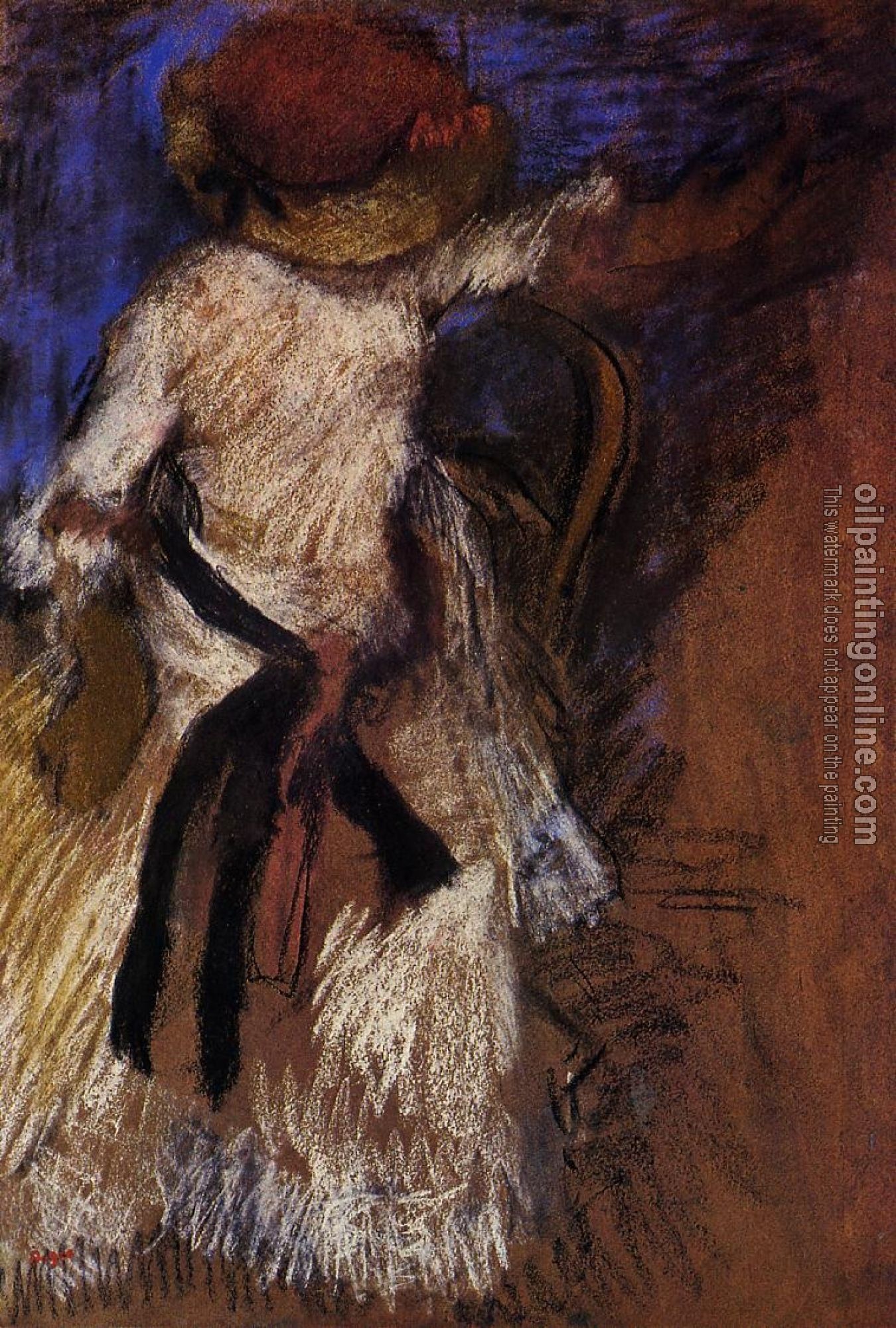 Degas, Edgar - Seated Woman in a White Dress